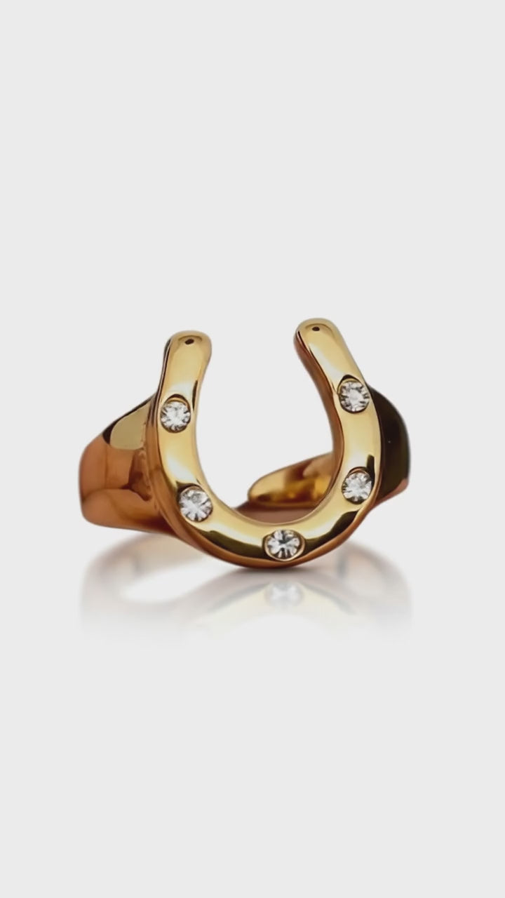 The lucky curve ring