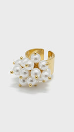 Load and play video in Gallery viewer, The Pearl Bloom Ring
