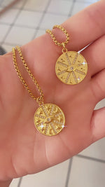 Load and play video in Gallery viewer, Moon star eye evil necklace
